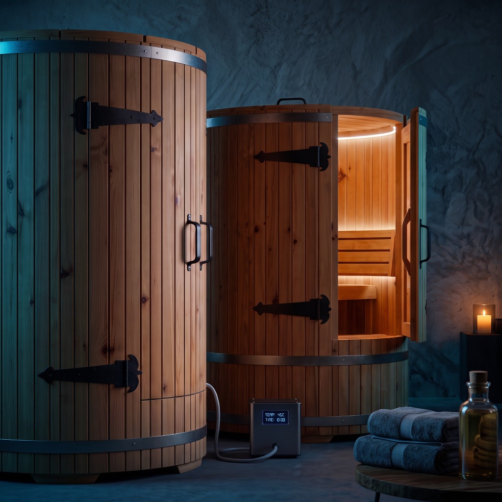 Bylinná parní sauna v sudu