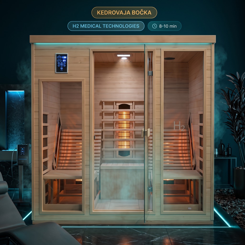 Infrasauna se solní terapií